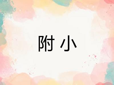 附小 附小