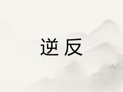 逆反 逆反