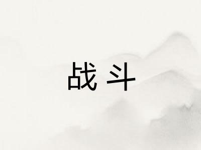 战斗 战斗