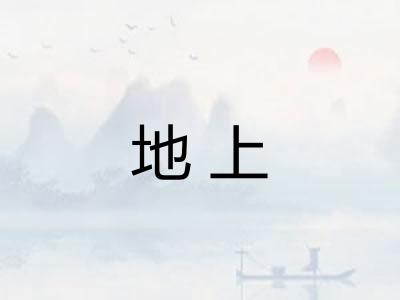 地上 地上