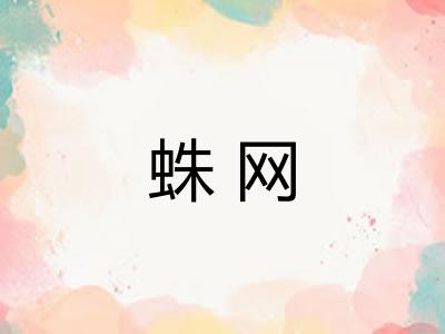 蛛网