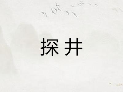 探井