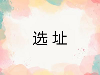 选址