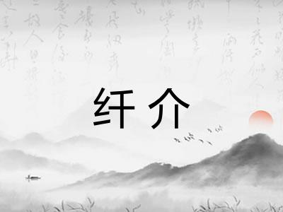 纤介 纤介