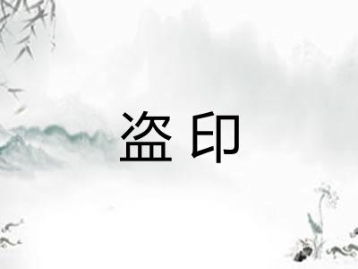 盗印 盗印