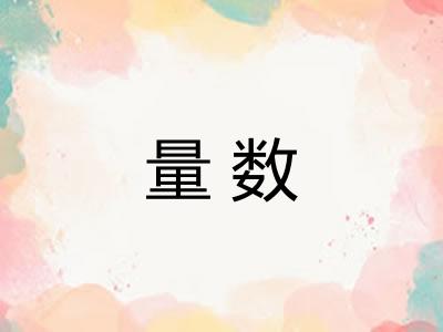量数