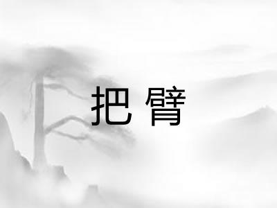 把臂 把臂
