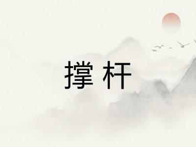 撑杆