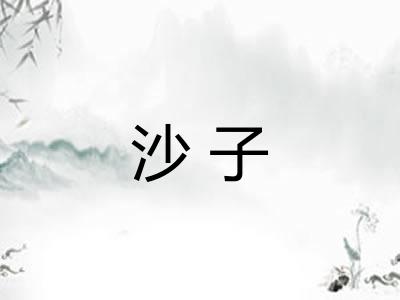 沙子
