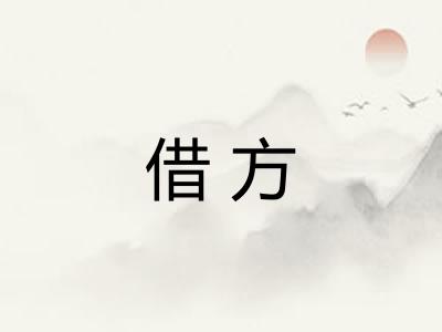 借方