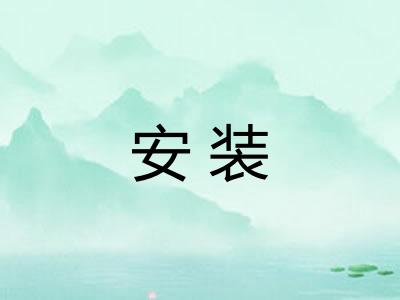 安装