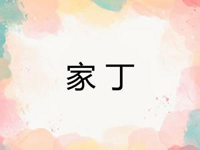 家丁
