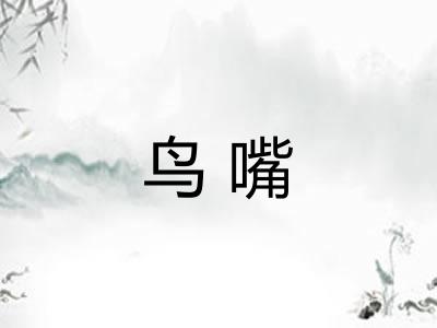 鸟嘴