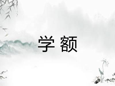 学额
