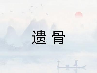 遗骨 遗骨