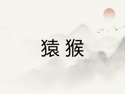 猿猴 猿猴
