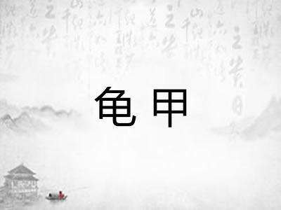龟甲