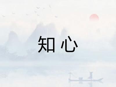 知心
