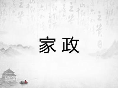 家政 家政