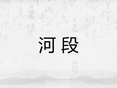 河段