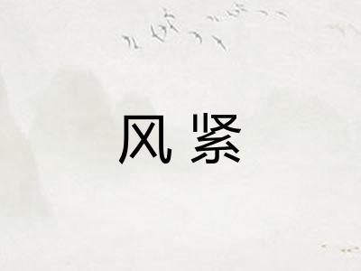 风紧 风紧