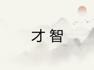 才智