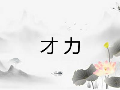 才力