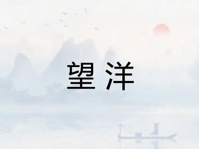 望洋