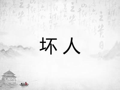 坏人