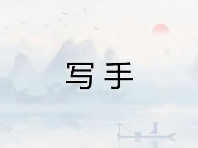 写手