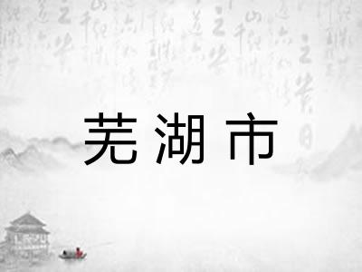 芜湖市