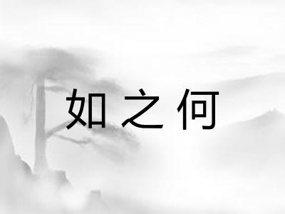 如之何