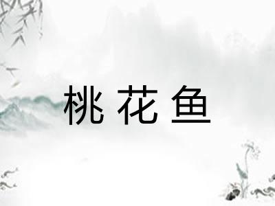 桃花鱼 桃花鱼
