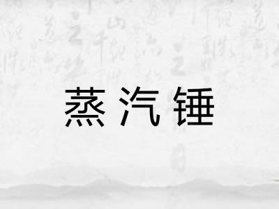 蒸汽锤