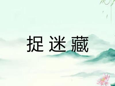 捉迷藏 捉迷藏