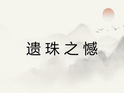 遗珠之憾 遗珠之憾