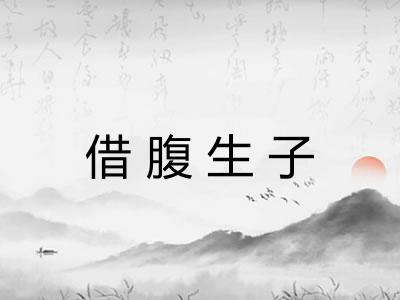 借腹生子 借腹生子