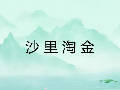 沙里淘金