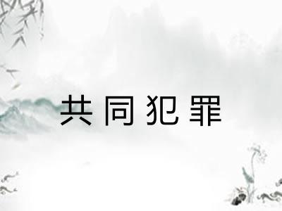 共同犯罪