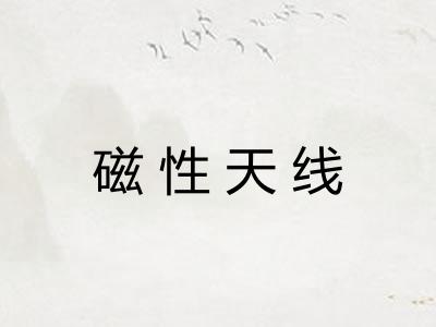 磁性天线