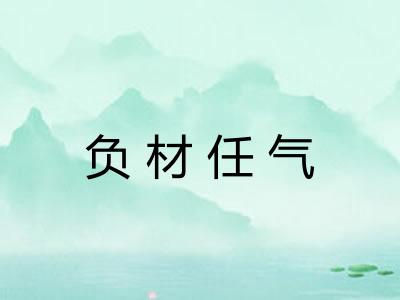 负材任气