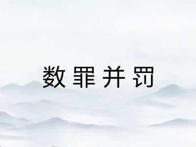 数罪并罚