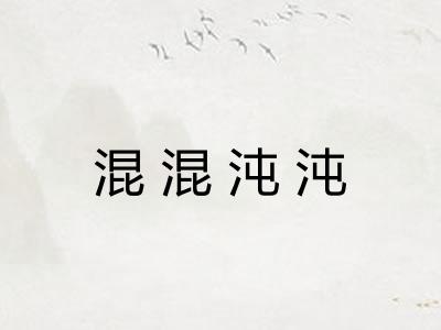 混混沌沌