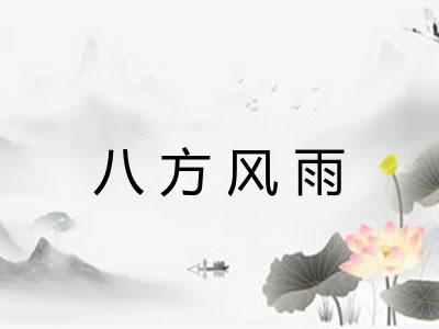 八方风雨