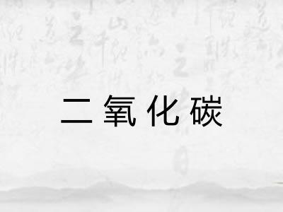 二氧化碳
