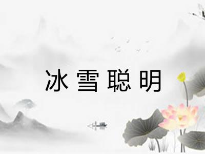 冰雪聪明